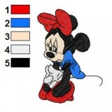 Minnie Mouse Embroidery 5